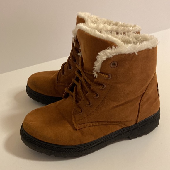 SQL winter hiking brown boots size EU 35/5 - Picture 2 of 11